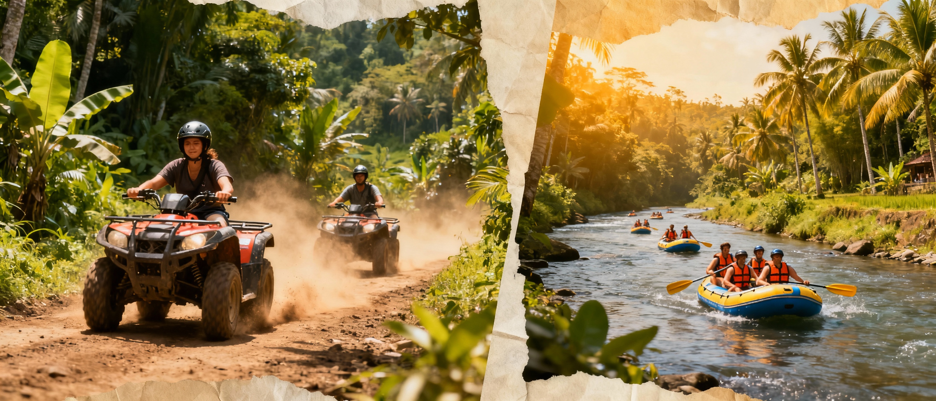 Bali ATV and rafting combo package in Ubud